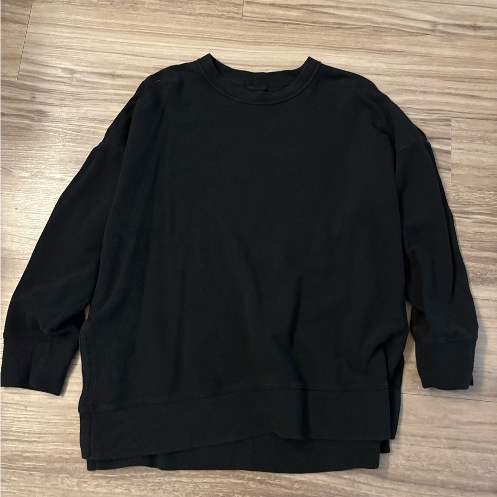 Aerie Black Crewneck Sweater